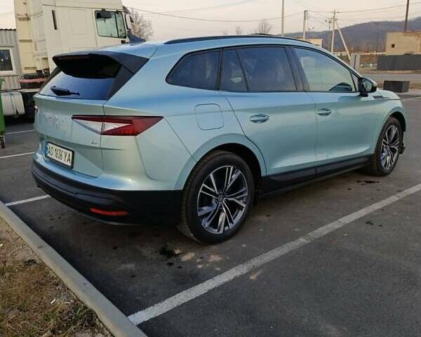 Серый Шкода Enyaq iV, объемом двигателя 0 л и пробегом 1 тыс. км за 28500 $, фото 1 на Automoto.ua