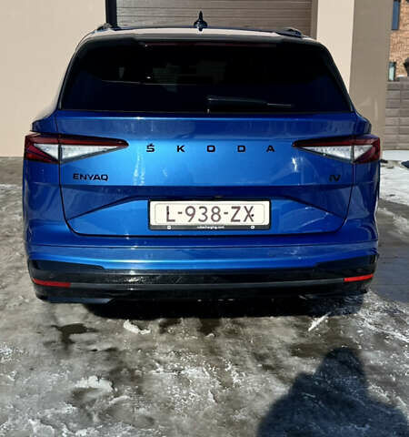 Синий Шкода Enyaq iV, объемом двигателя 0 л и пробегом 195 тыс. км за 21900 $, фото 18 на Automoto.ua