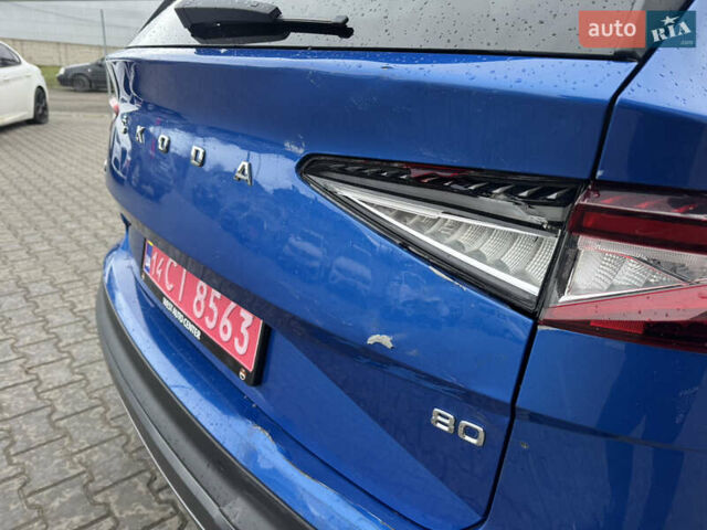 Синий Шкода Enyaq iV, объемом двигателя 0 л и пробегом 280 тыс. км за 17800 $, фото 13 на Automoto.ua