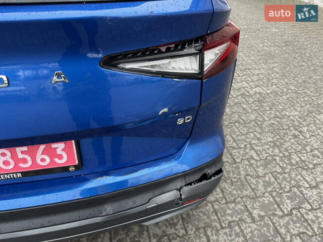 Синий Шкода Enyaq iV, объемом двигателя 0 л и пробегом 280 тыс. км за 17800 $, фото 12 на Automoto.ua