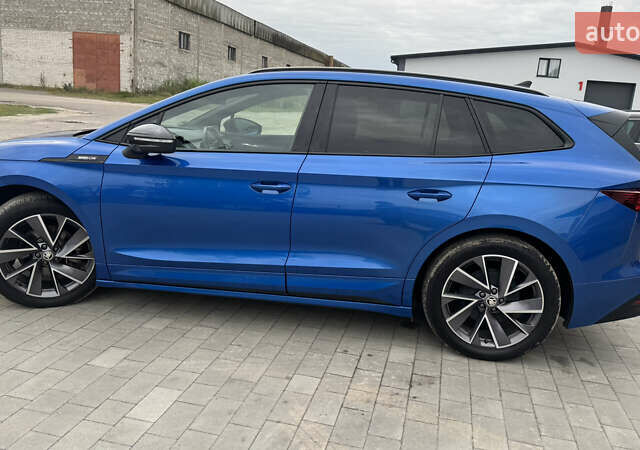 Синий Шкода Enyaq iV, объемом двигателя 0 л и пробегом 195 тыс. км за 21900 $, фото 7 на Automoto.ua