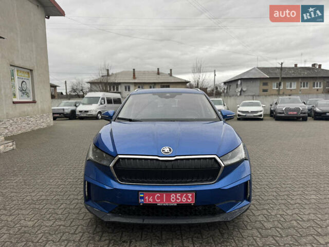 Синий Шкода Enyaq iV, объемом двигателя 0 л и пробегом 280 тыс. км за 17800 $, фото 1 на Automoto.ua