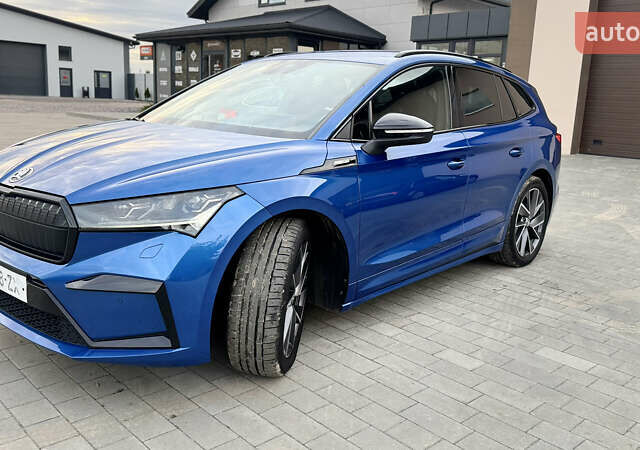 Синий Шкода Enyaq iV, объемом двигателя 0 л и пробегом 195 тыс. км за 21900 $, фото 18 на Automoto.ua