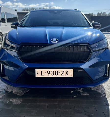 Синий Шкода Enyaq iV, объемом двигателя 0 л и пробегом 195 тыс. км за 21900 $, фото 26 на Automoto.ua