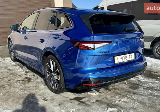 Синий Шкода Enyaq iV, объемом двигателя 0 л и пробегом 195 тыс. км за 21900 $, фото 22 на Automoto.ua
