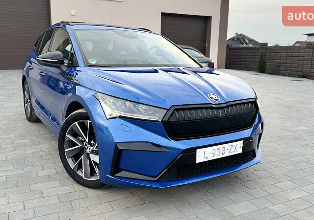 Синий Шкода Enyaq iV, объемом двигателя 0 л и пробегом 195 тыс. км за 21900 $, фото 15 на Automoto.ua
