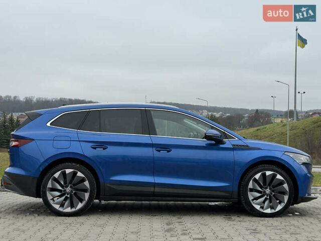 Синий Шкода Enyaq iV, объемом двигателя 0 л и пробегом 149 тыс. км за 21900 $, фото 4 на Automoto.ua