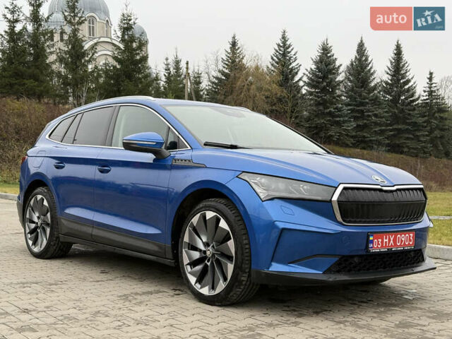 Синий Шкода Enyaq iV, объемом двигателя 0 л и пробегом 149 тыс. км за 21900 $, фото 2 на Automoto.ua