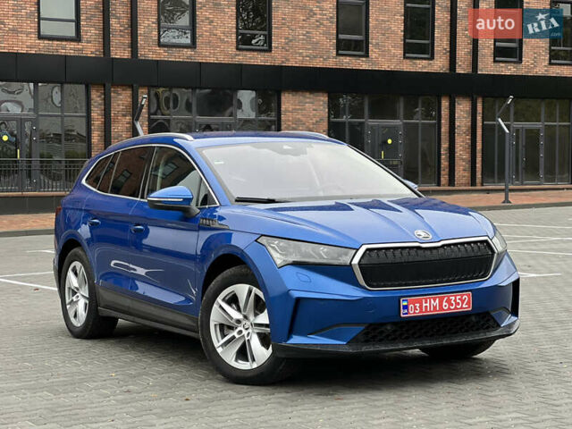Синий Шкода Enyaq iV, объемом двигателя 0 л и пробегом 130 тыс. км за 22500 $, фото 2 на Automoto.ua