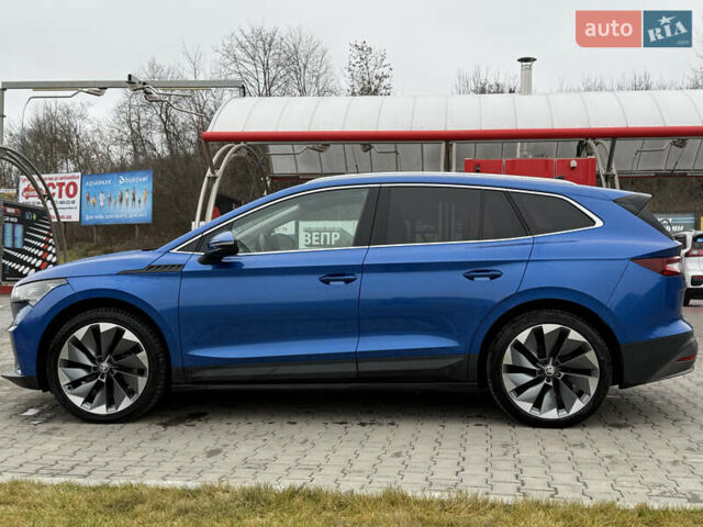 Синий Шкода Enyaq iV, объемом двигателя 0 л и пробегом 149 тыс. км за 21900 $, фото 8 на Automoto.ua