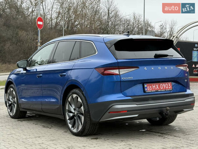 Синий Шкода Enyaq iV, объемом двигателя 0 л и пробегом 149 тыс. км за 21900 $, фото 7 на Automoto.ua