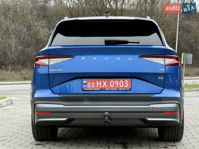 Синий Шкода Enyaq iV, объемом двигателя 0 л и пробегом 149 тыс. км за 21900 $, фото 6 на Automoto.ua