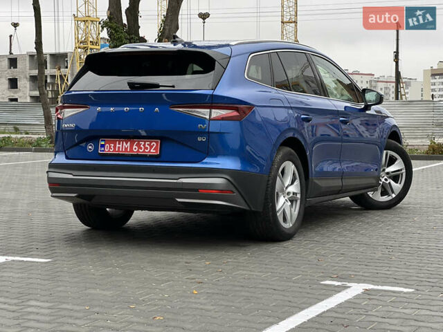 Синий Шкода Enyaq iV, объемом двигателя 0 л и пробегом 130 тыс. км за 22500 $, фото 14 на Automoto.ua