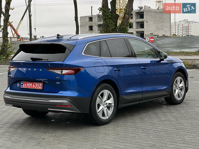 Синий Шкода Enyaq iV, объемом двигателя 0 л и пробегом 130 тыс. км за 22500 $, фото 10 на Automoto.ua