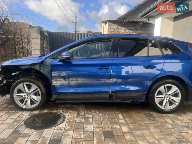 Синий Шкода Enyaq iV, объемом двигателя 0 л и пробегом 47 тыс. км за 17500 $, фото 5 на Automoto.ua