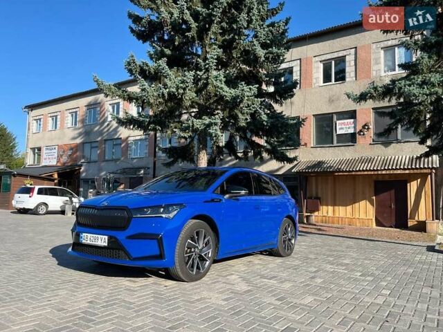Синий Шкода Enyaq iV, объемом двигателя 0 л и пробегом 21 тыс. км за 34500 $, фото 8 на Automoto.ua