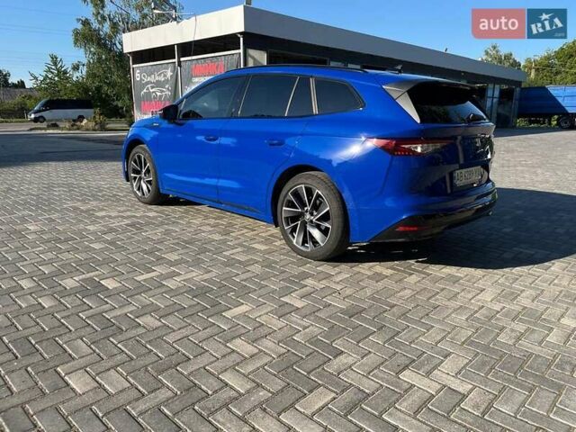 Синий Шкода Enyaq iV, объемом двигателя 0 л и пробегом 21 тыс. км за 34500 $, фото 6 на Automoto.ua