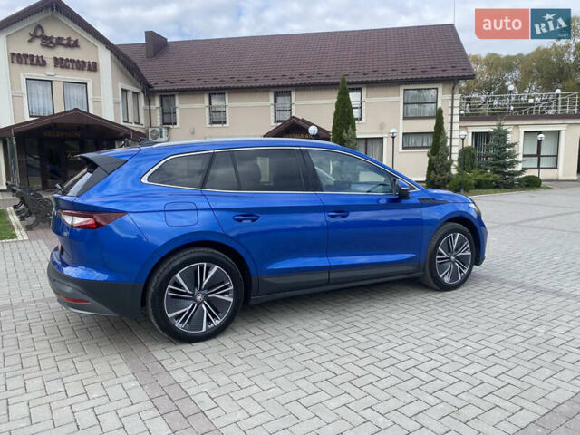 Синий Шкода Enyaq iV, объемом двигателя 0 л и пробегом 20 тыс. км за 24500 $, фото 5 на Automoto.ua