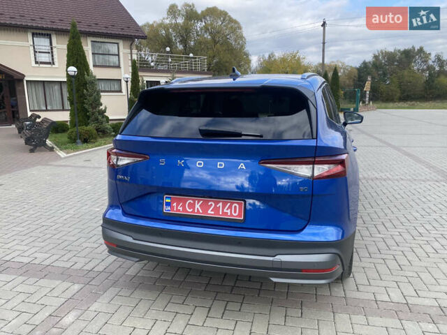 Синий Шкода Enyaq iV, объемом двигателя 0 л и пробегом 20 тыс. км за 24500 $, фото 10 на Automoto.ua