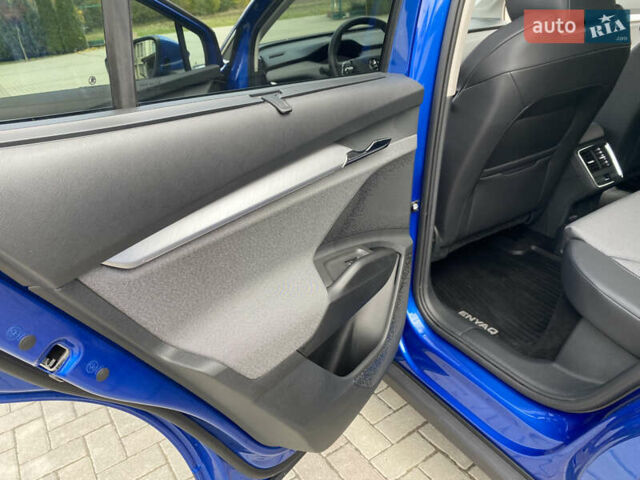 Синий Шкода Enyaq iV, объемом двигателя 0 л и пробегом 20 тыс. км за 24500 $, фото 27 на Automoto.ua