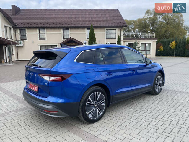 Синий Шкода Enyaq iV, объемом двигателя 0 л и пробегом 20 тыс. км за 24500 $, фото 7 на Automoto.ua