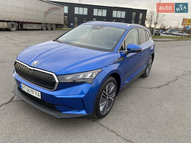 Синій Шкода Enyaq iV, об'ємом двигуна 0 л та пробігом 21 тис. км за 23000 $, фото 1 на Automoto.ua