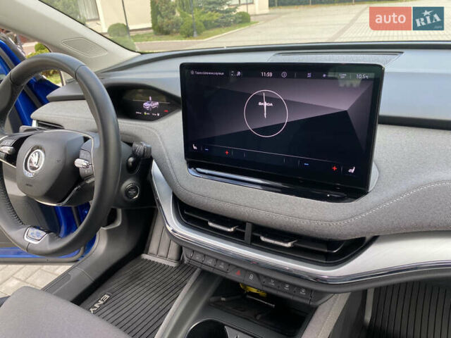 Синий Шкода Enyaq iV, объемом двигателя 0 л и пробегом 20 тыс. км за 24500 $, фото 19 на Automoto.ua