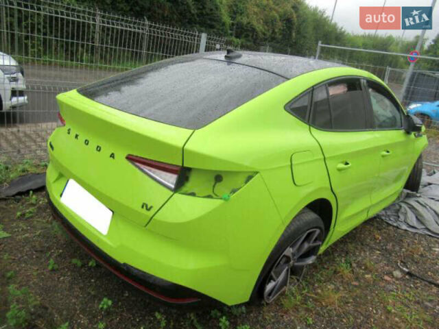 Зелений Шкода Enyaq iV, об'ємом двигуна 0 л та пробігом 47 тис. км за 11500 $, фото 3 на Automoto.ua