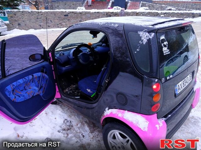 Черный Смарт Сити, объемом двигателя 0.6 л и пробегом 200 тыс. км за 1500 $, фото 2 на Automoto.ua