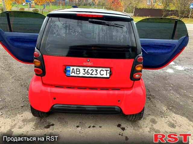 Красный Смарт Сити, объемом двигателя 0.6 л и пробегом 168 тыс. км за 4500 $, фото 3 на Automoto.ua