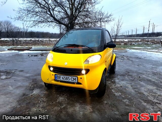 Желтый Смарт Сити, объемом двигателя 0.6 л и пробегом 170 тыс. км за 2950 $, фото 3 на Automoto.ua