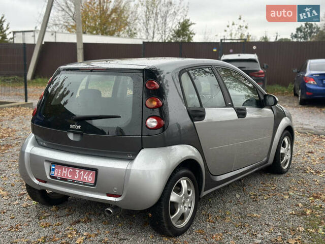 Сірий Смарт Forfour, об'ємом двигуна 1.3 л та пробігом 185 тис. км за 3800 $, фото 20 на Automoto.ua