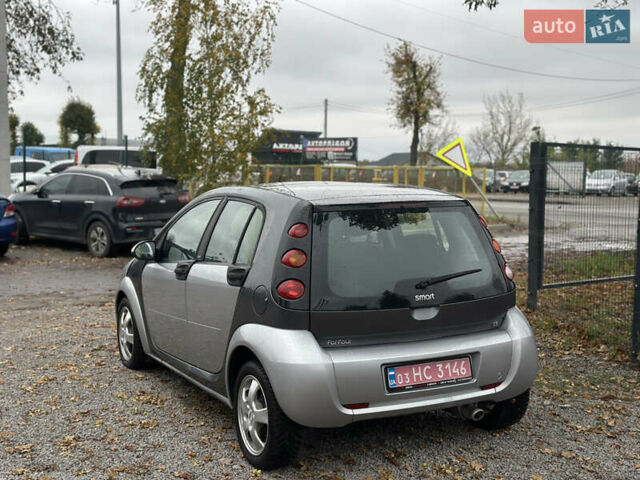 Сірий Смарт Forfour, об'ємом двигуна 1.3 л та пробігом 185 тис. км за 3800 $, фото 12 на Automoto.ua