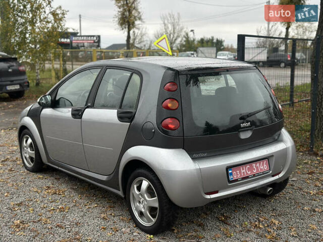 Сірий Смарт Forfour, об'ємом двигуна 1.3 л та пробігом 185 тис. км за 3800 $, фото 15 на Automoto.ua