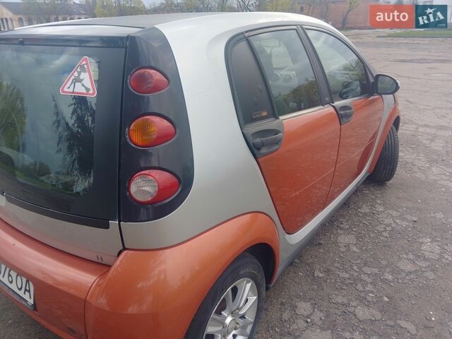 Помаранчевий Смарт Forfour, об'ємом двигуна 1.12 л та пробігом 207 тис. км за 3400 $, фото 29 на Automoto.ua