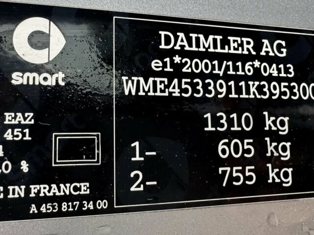 Білий Смарт Fortwo, об'ємом двигуна 0 л та пробігом 50 тис. км за 7071 $, фото 18 на Automoto.ua