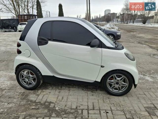 Білий Смарт Fortwo, об'ємом двигуна 1 л та пробігом 187 тис. км за 4100 $, фото 2 на Automoto.ua