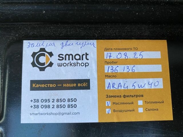 Белый Смарт Форту, объемом двигателя 0.6 л и пробегом 138 тыс. км за 3300 $, фото 7 на Automoto.ua