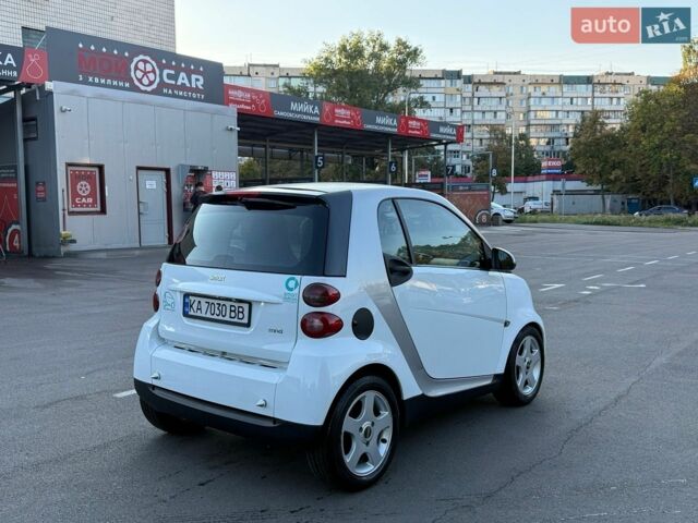 Білий Смарт Fortwo, об'ємом двигуна 1 л та пробігом 160 тис. км за 4900 $, фото 3 на Automoto.ua