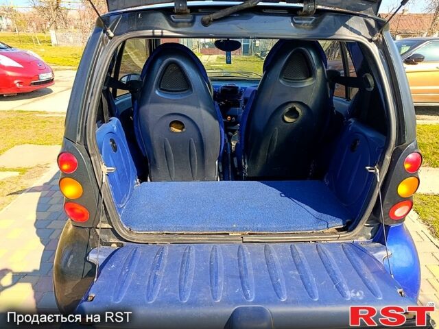 Черный Смарт Форту, объемом двигателя 0.6 л и пробегом 220 тыс. км за 1800 $, фото 6 на Automoto.ua