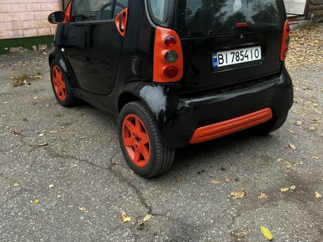 Смарт Форту 2001 в Полтаве на Automoto.ua Черный Смарт Форту, объемом двигателя 0.8 л и пробегом 300 тыс. км за 2850 $, фото 3 на Automoto.ua