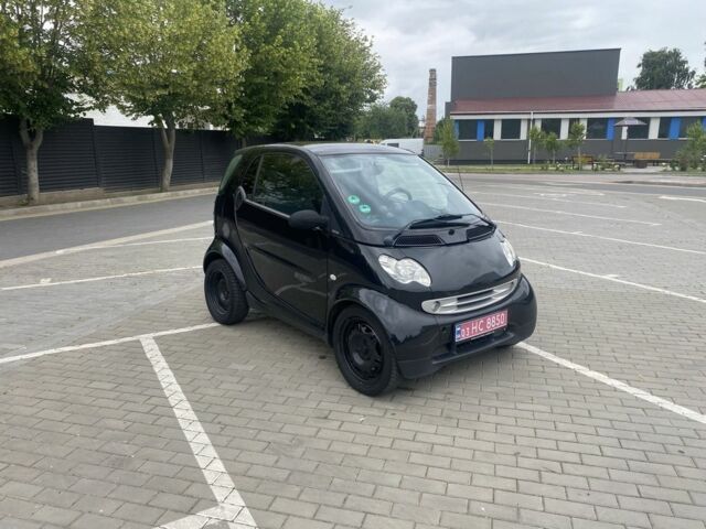 Черный Смарт Форту, объемом двигателя 0.6 л и пробегом 147 тыс. км за 2800 $, фото 1 на Automoto.ua