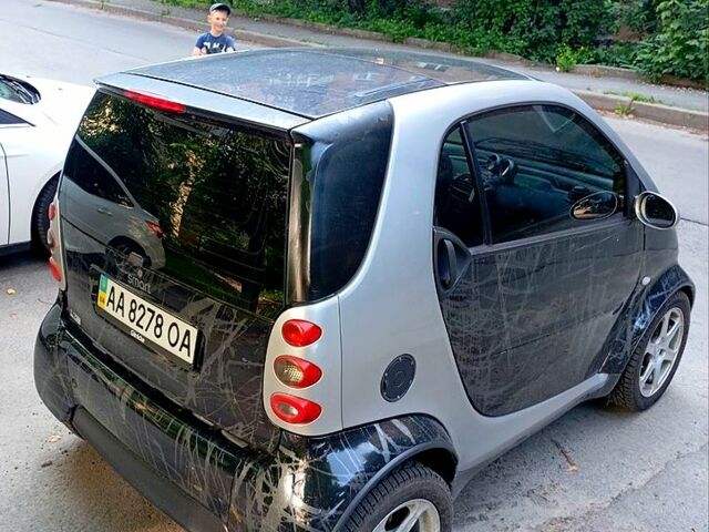Черный Смарт Форту, объемом двигателя 0.7 л и пробегом 197 тыс. км за 3150 $, фото 3 на Automoto.ua