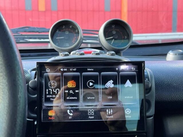 Чорний Смарт Fortwo, об'ємом двигуна 0.7 л та пробігом 113 тис. км за 3138 $, фото 6 на Automoto.ua