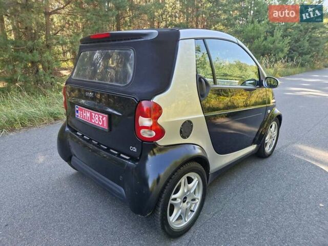 Чорний Смарт Fortwo, об'ємом двигуна 0.8 л та пробігом 216 тис. км за 3750 $, фото 3 на Automoto.ua