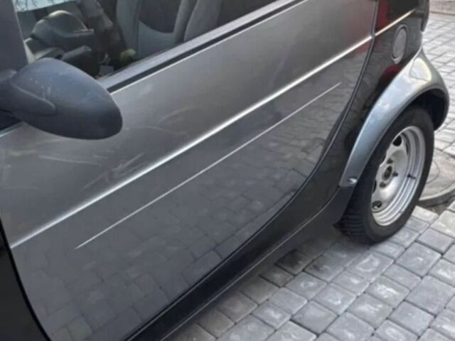 Черный Смарт Форту, объемом двигателя 0.6 л и пробегом 240 тыс. км за 2650 $, фото 3 на Automoto.ua