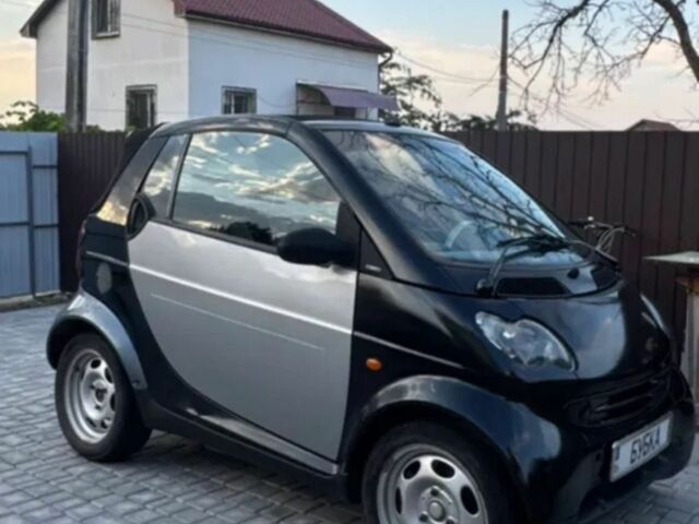 Черный Смарт Форту, объемом двигателя 0.6 л и пробегом 240 тыс. км за 2650 $, фото 2 на Automoto.ua
