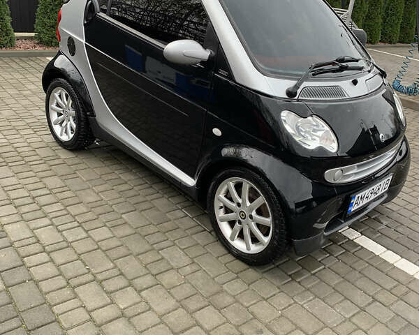 Черный Смарт Форту, объемом двигателя 0.7 л и пробегом 141 тыс. км за 3900 $, фото 3 на Automoto.ua