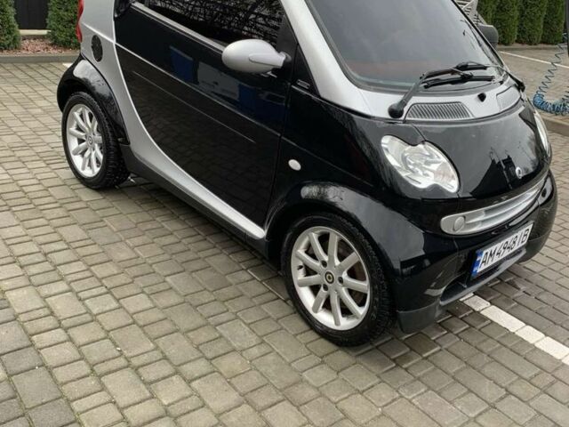 Черный Смарт Форту, объемом двигателя 0.7 л и пробегом 141 тыс. км за 3900 $, фото 4 на Automoto.ua