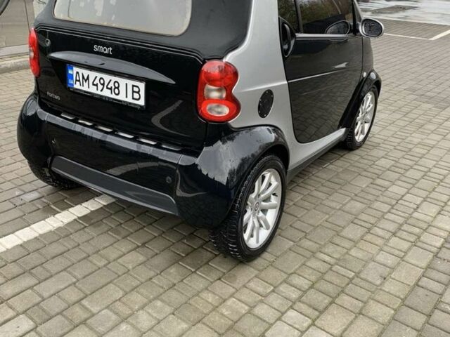 Черный Смарт Форту, объемом двигателя 0.7 л и пробегом 141 тыс. км за 3900 $, фото 3 на Automoto.ua